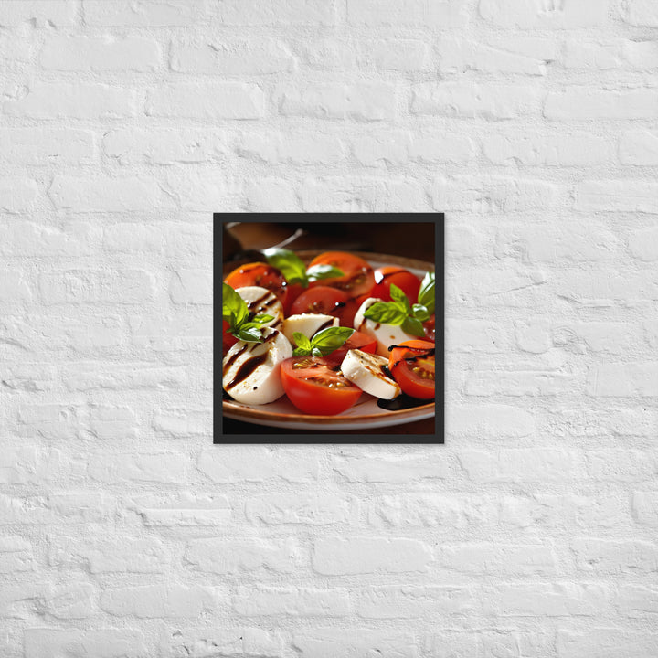 Caprese Salad Framed poster 🤤 from Yumify.AI