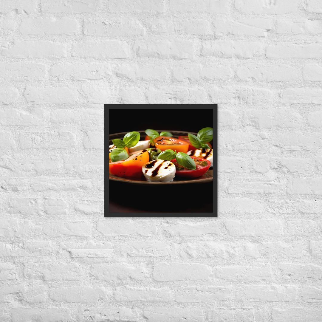 Caprese Salad Framed poster 🤤 from Yumify.AI