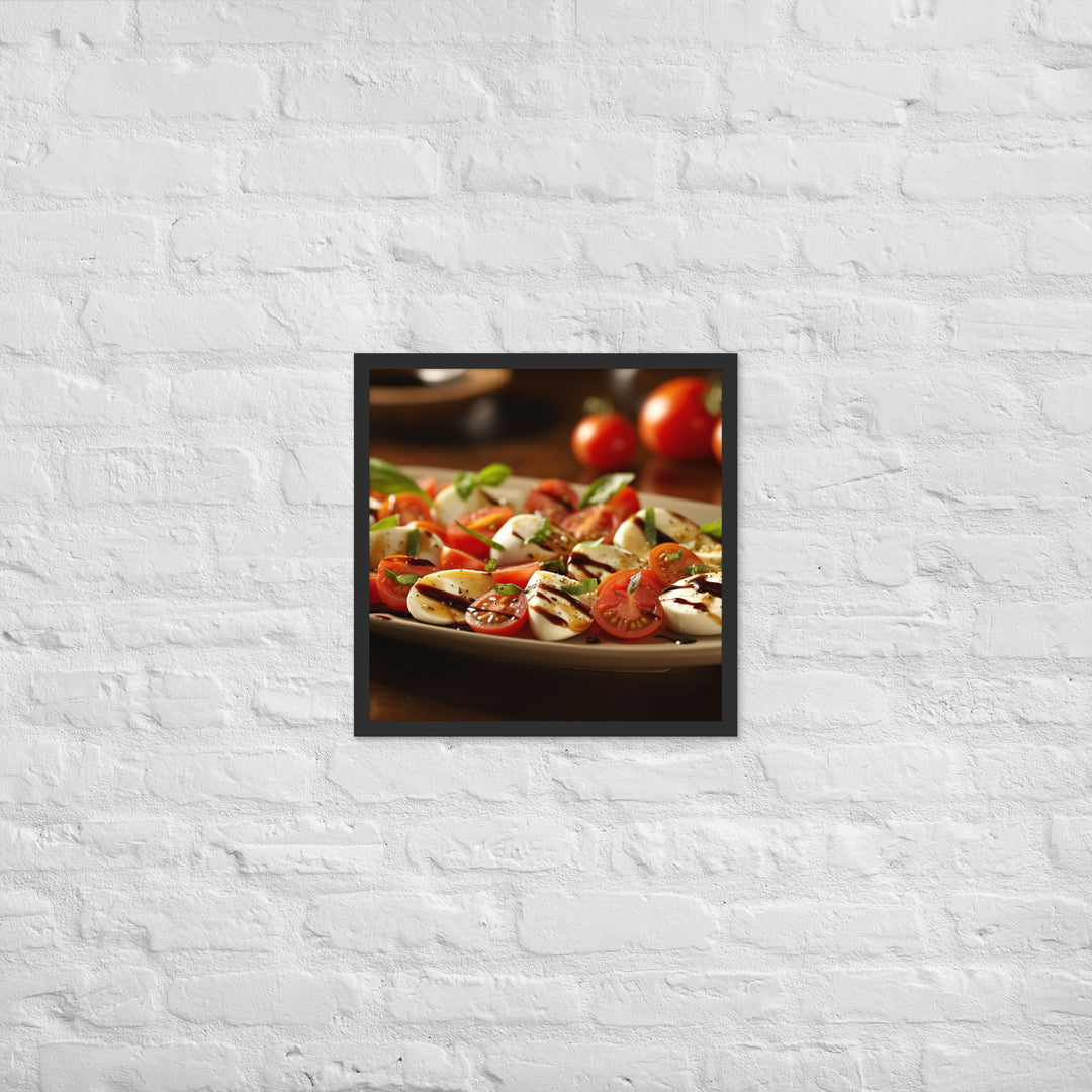 Caprese Salad Framed poster 🤤 from Yumify.AI