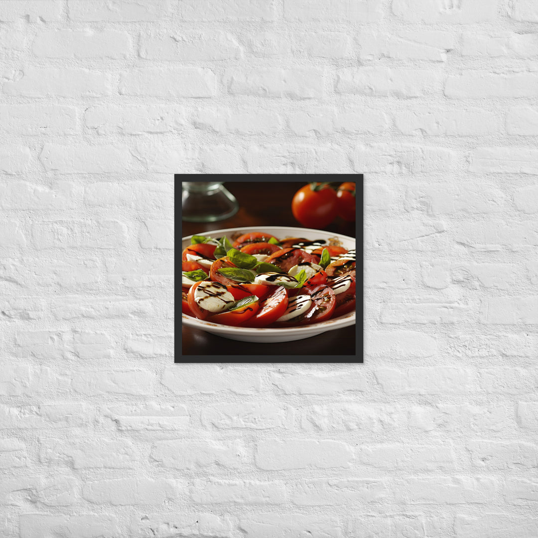 Caprese Salad Framed poster 🤤 from Yumify.AI
