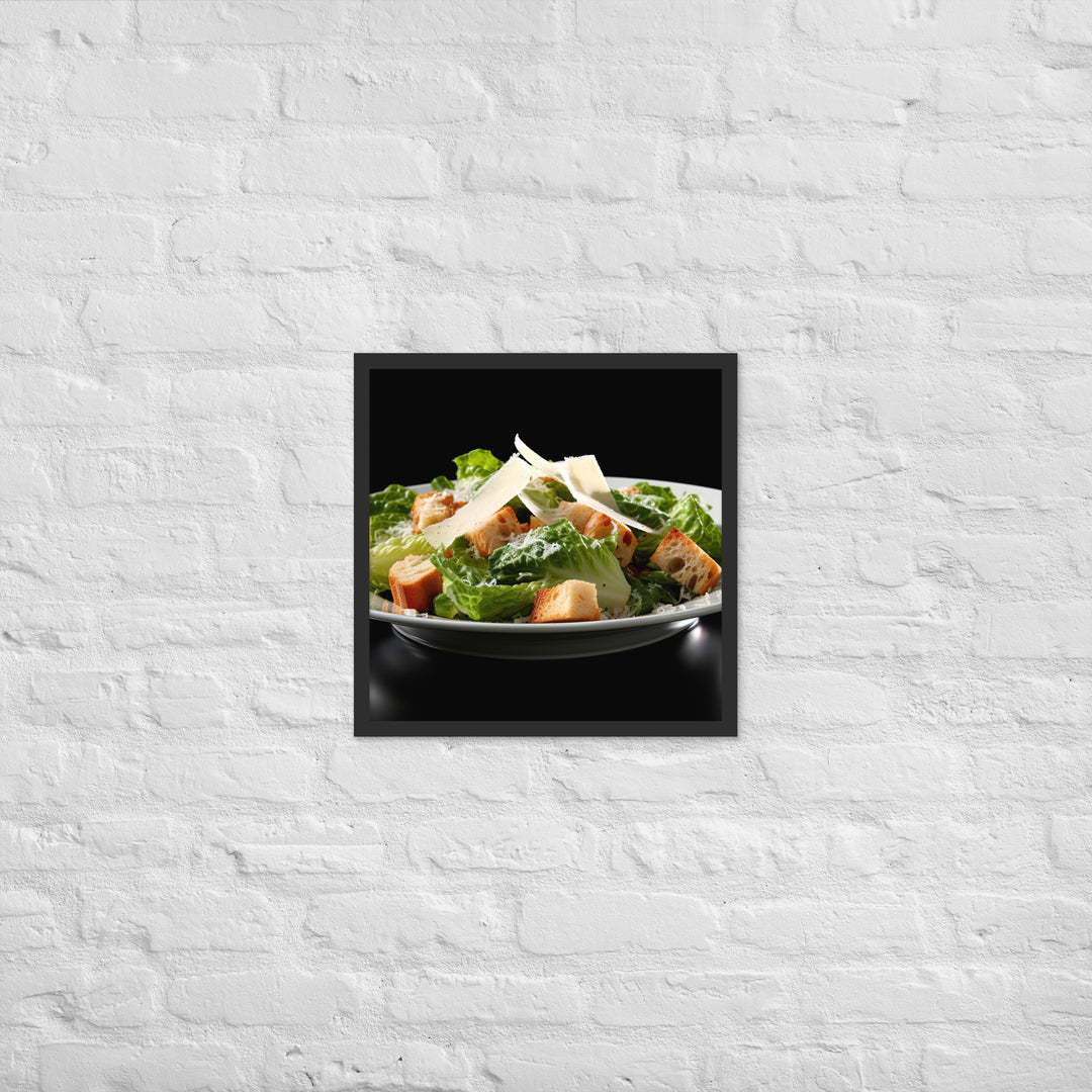 Caesar Salad Framed poster 🤤 from Yumify.AI