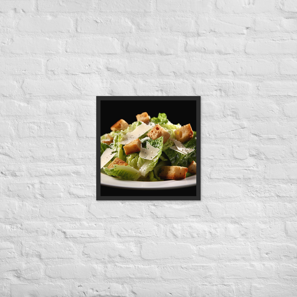 Caesar Salad Framed poster 🤤 from Yumify.AI
