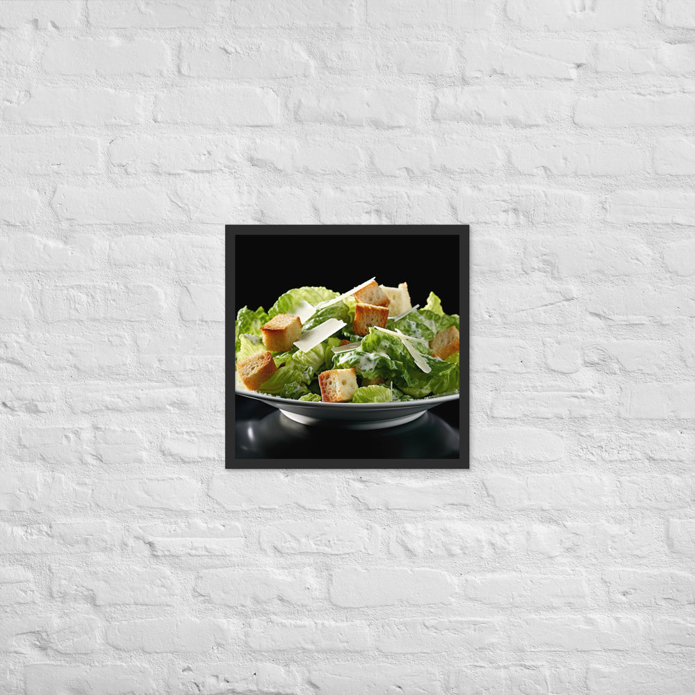 Caesar Salad Framed poster 🤤 from Yumify.AI
