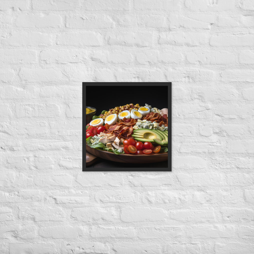 Loaded Cobb salad Framed poster 🤤 from Yumify.AI
