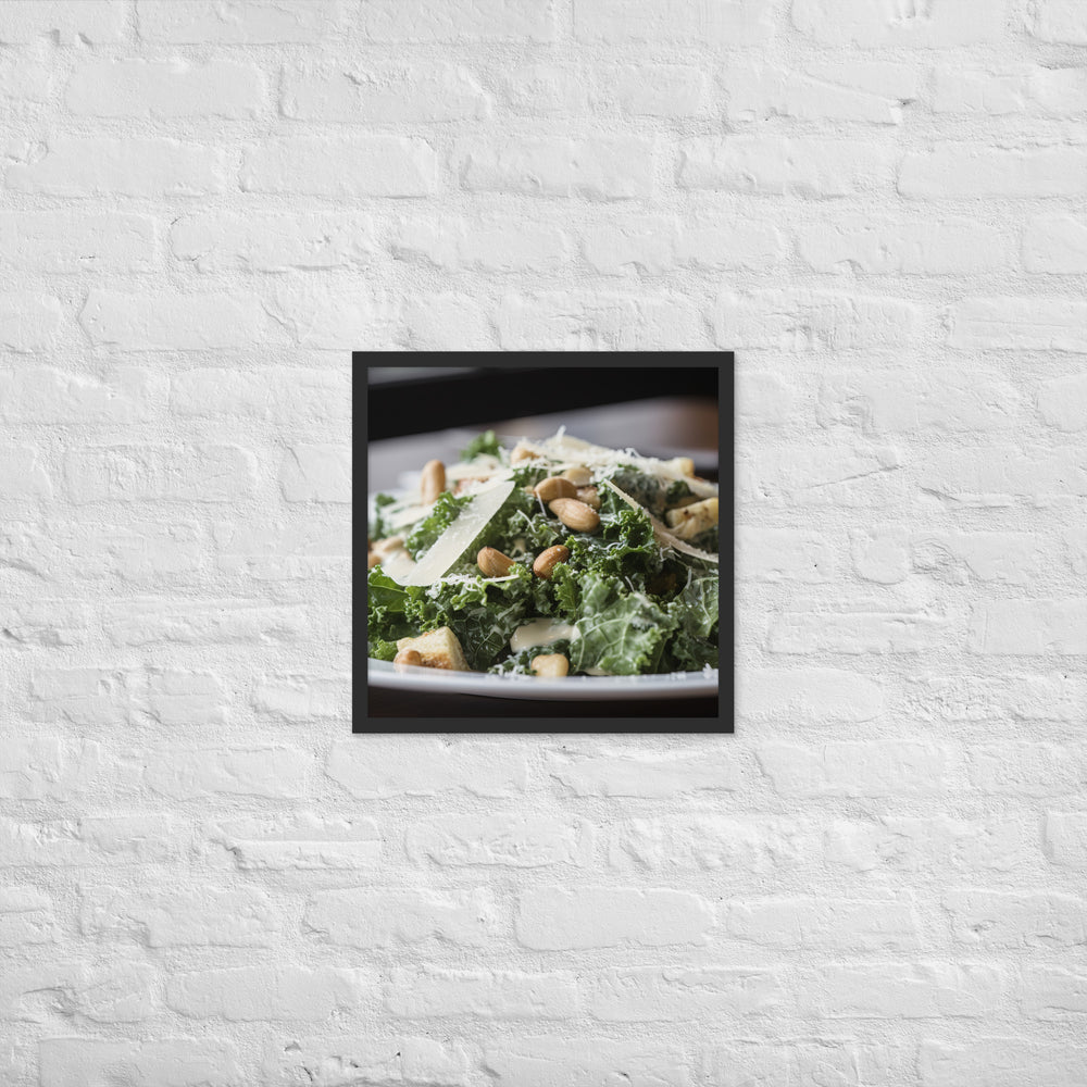 Kale Caesar Framed poster 🤤 from Yumify.AI