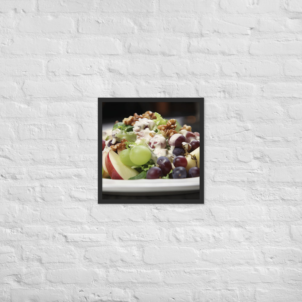 Crispy Waldorf Salad Framed poster 🤤 from Yumify.AI