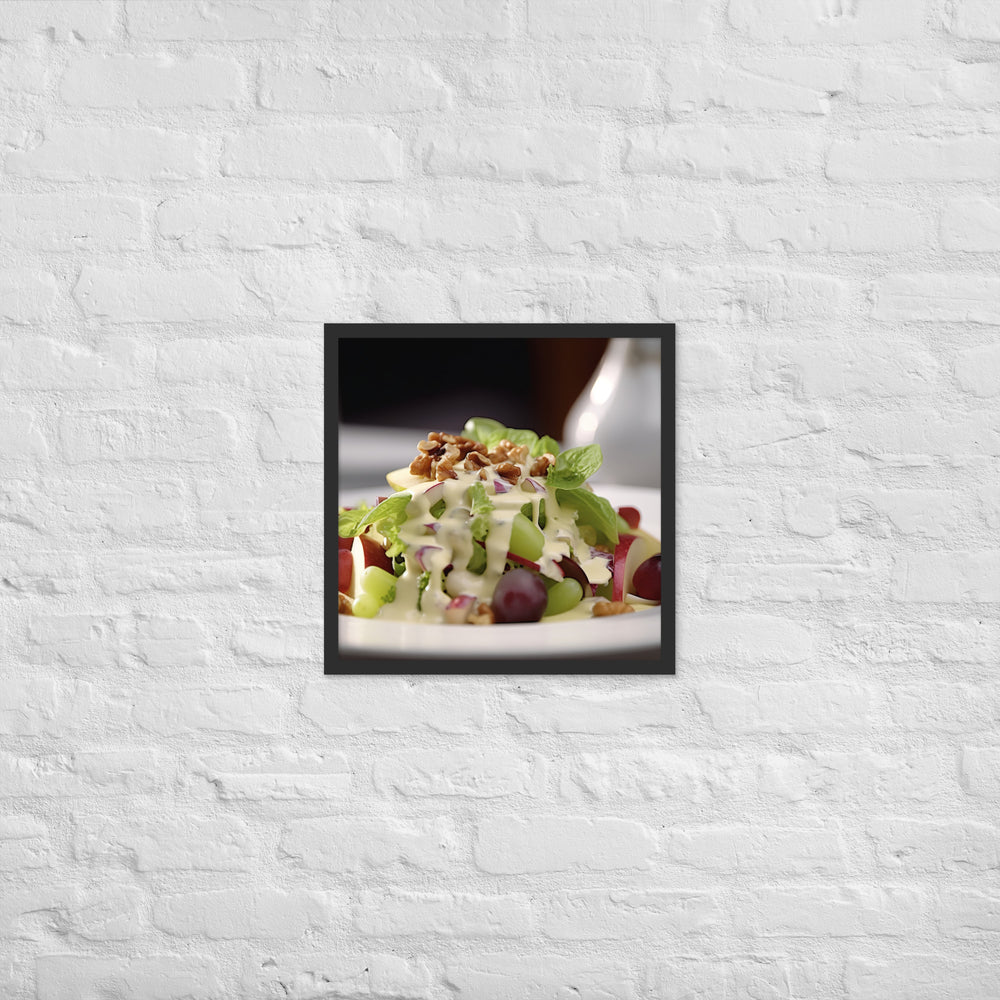 Crispy Waldorf Salad Framed poster 🤤 from Yumify.AI