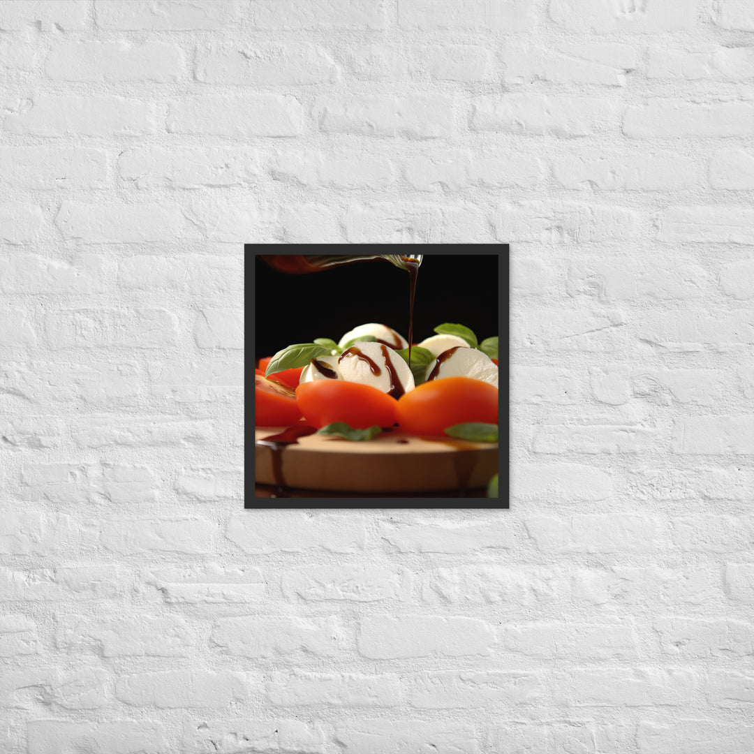 Caprese Salad Framed poster 🤤 from Yumify.AI