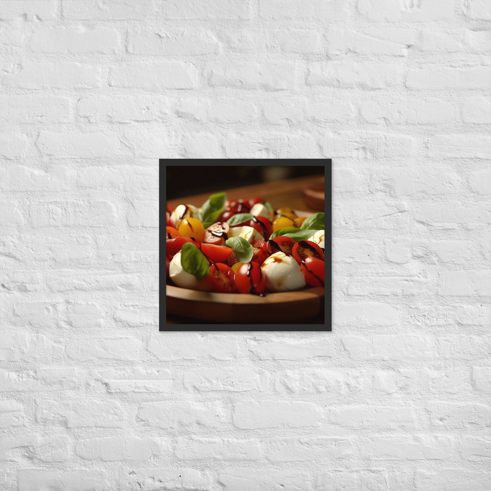 Caprese Salad Framed poster 🤤 from Yumify.AI