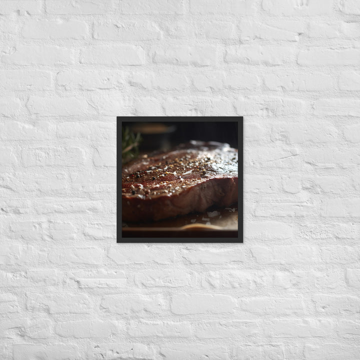 Porterhouse Steak for Your Inner Carnivore Framed poster 🤤 from Yumify.AI