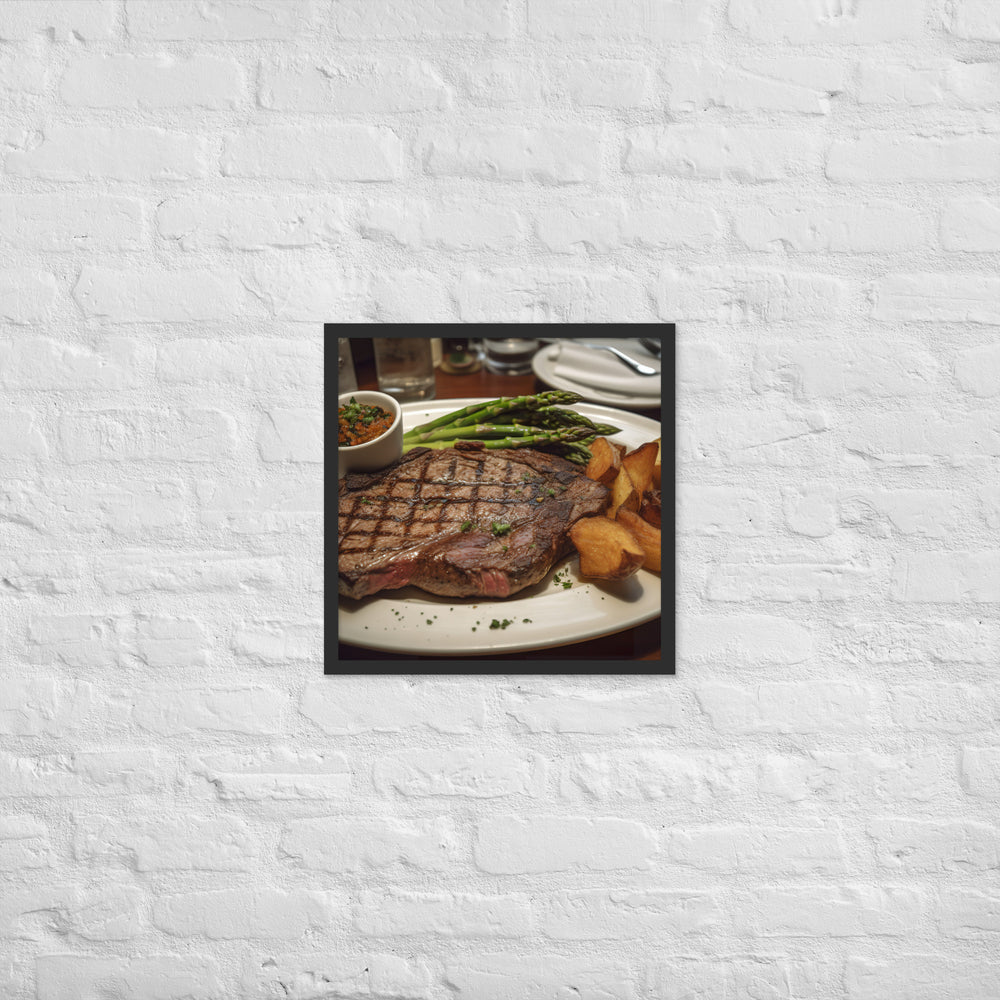 Porterhouse at Its Finest Framed poster 🤤 from Yumify.AI