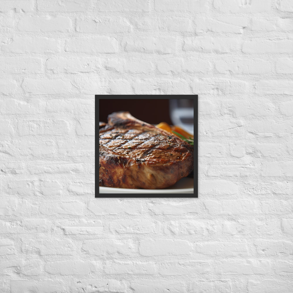 Grilled Ribeye Framed poster 🤤 from Yumify.AI