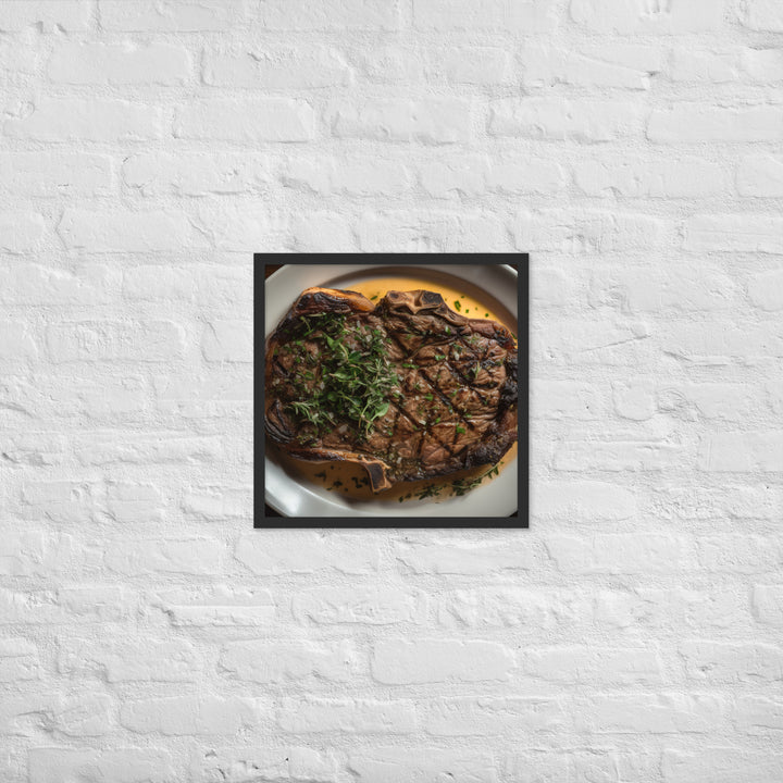 Butter Basted Ribeye Framed poster 🤤 from Yumify.AI