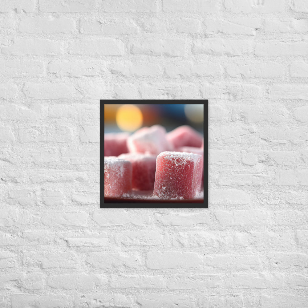Turkish Delight Framed poster 🤤 from Yumify.AI