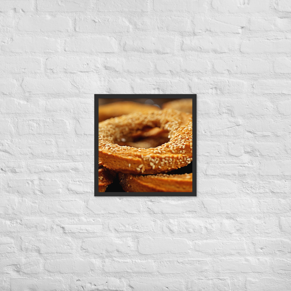 Simit Framed poster 🤤 from Yumify.AI