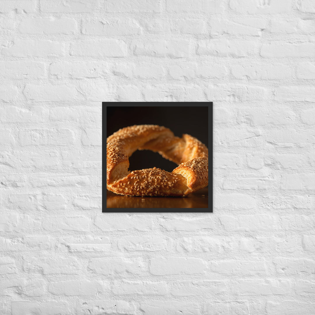 Simit Framed poster 🤤 from Yumify.AI