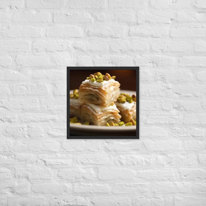 Baklava Framed poster 🤤 from Yumify.AI