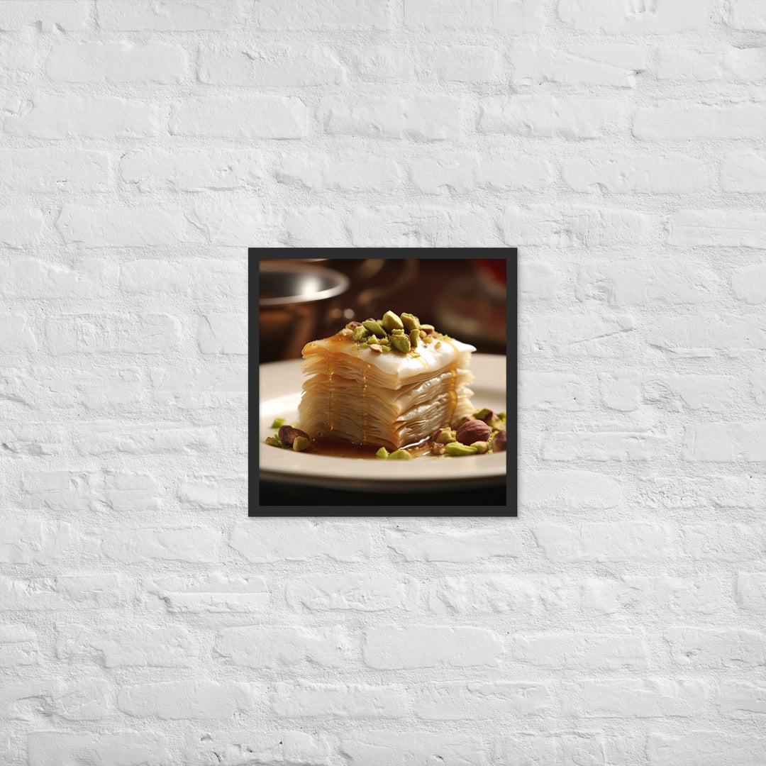 Baklava Framed poster 🤤 from Yumify.AI