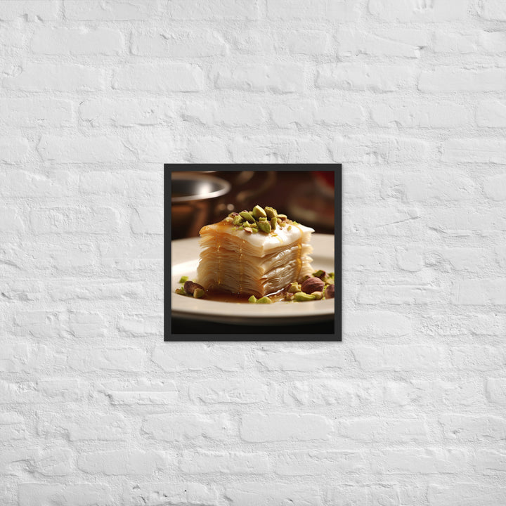 Baklava Framed poster 🤤 from Yumify.AI