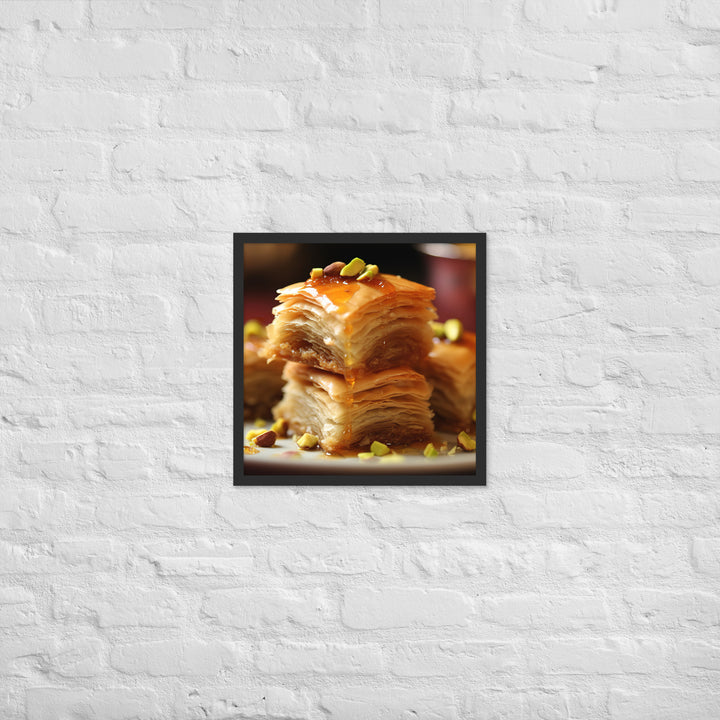 Baklava Framed poster 🤤 from Yumify.AI