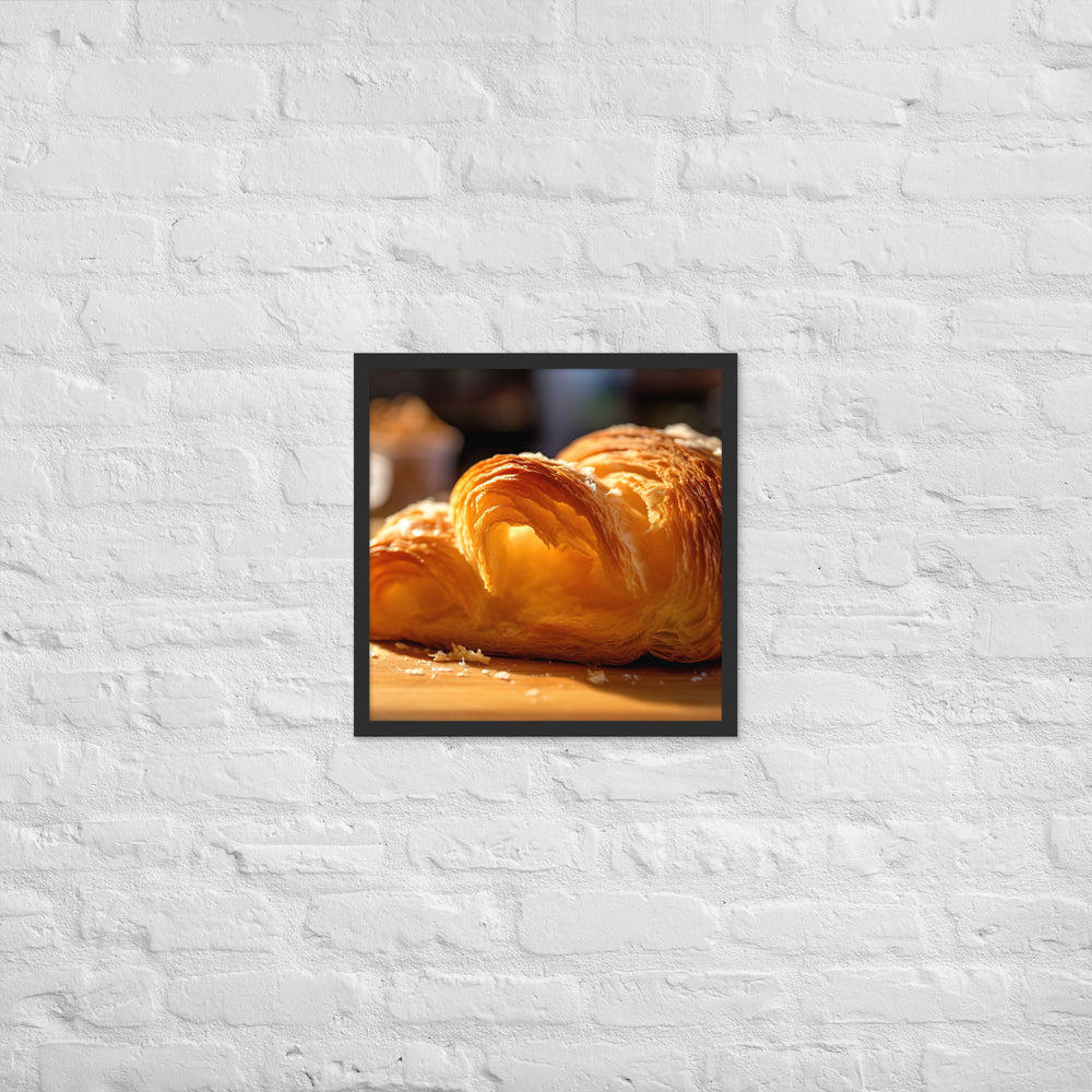 Croissant Framed poster 🤤 from Yumify.AI