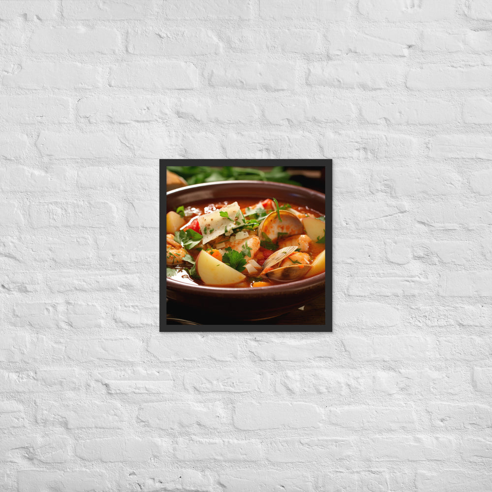 Bouillabaisse Framed poster 🤤 from Yumify.AI