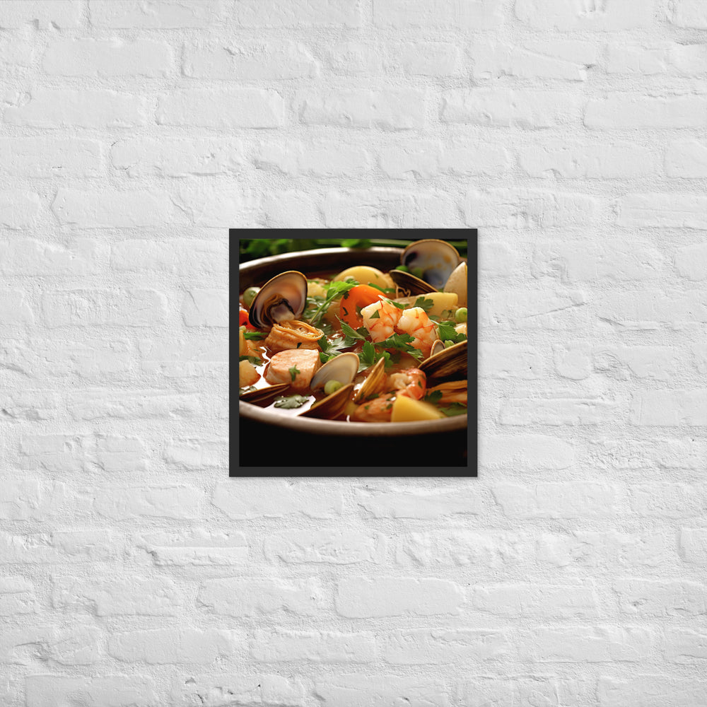 Bouillabaisse Framed poster 🤤 from Yumify.AI