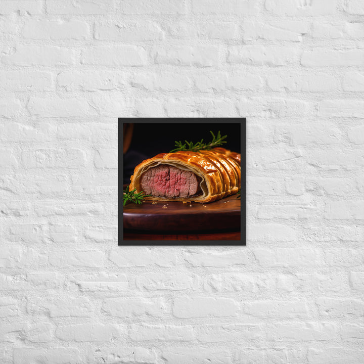 Beef Wellington Framed poster 🤤 from Yumify.AI