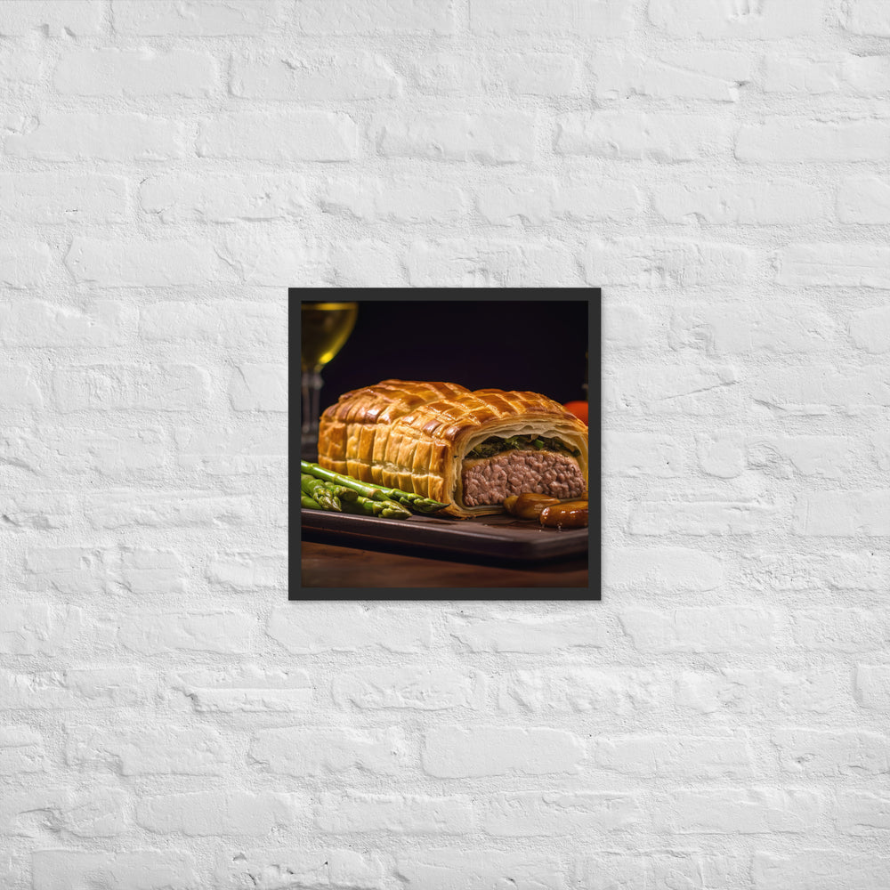 Beef Wellington Framed poster 🤤 from Yumify.AI