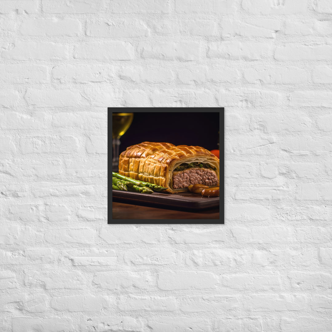 Beef Wellington Framed poster 🤤 from Yumify.AI