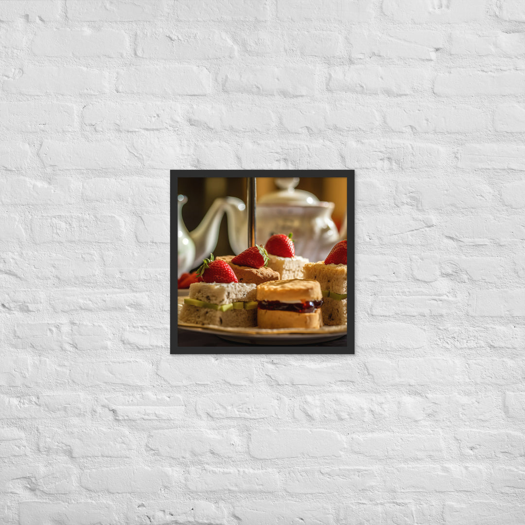 Afternoon Tea Framed poster 🤤 from Yumify.AI