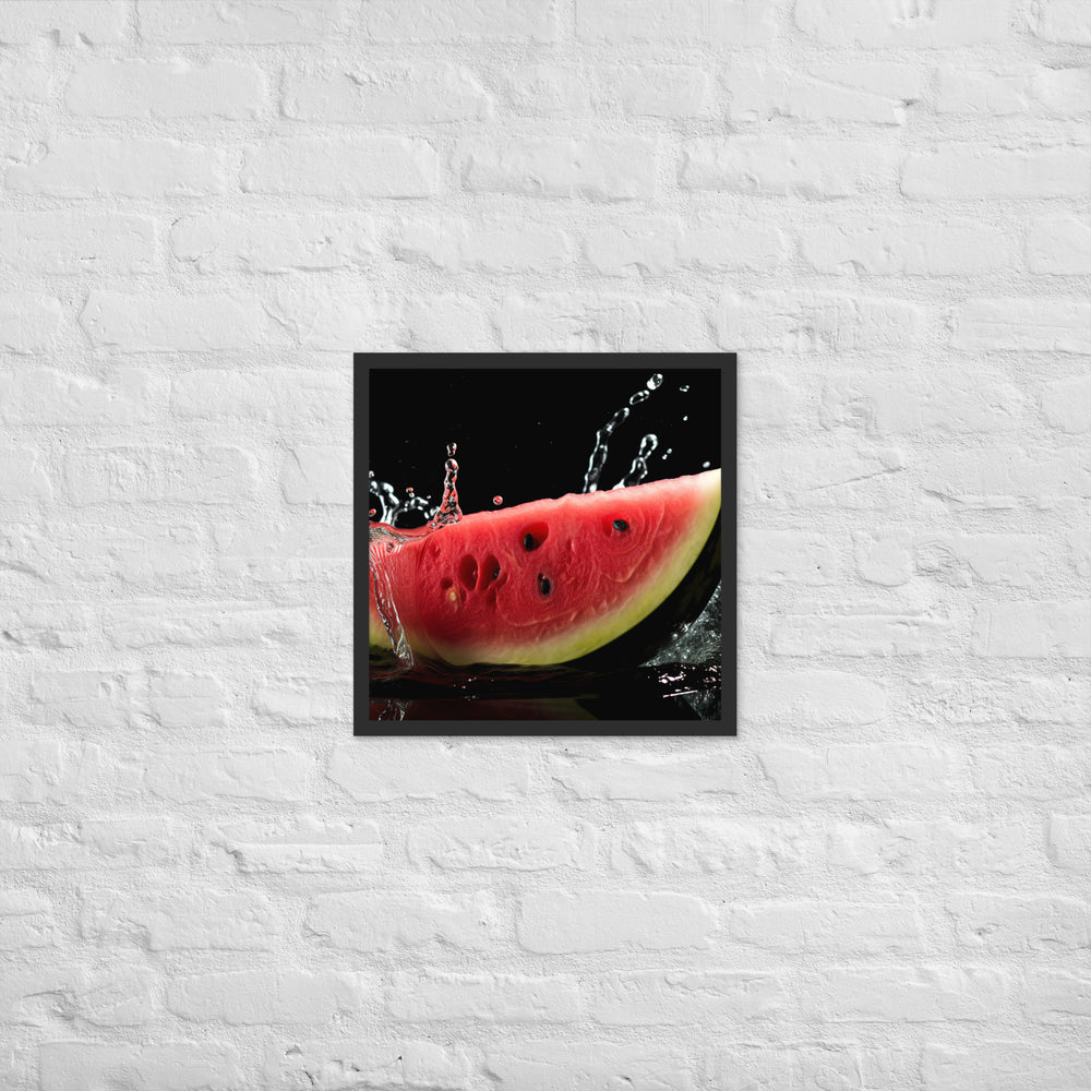 Watermelon Framed poster 🤤 from Yumify.AI