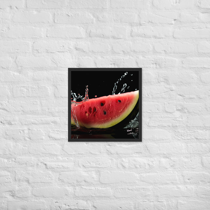 Watermelon Framed poster 🤤 from Yumify.AI