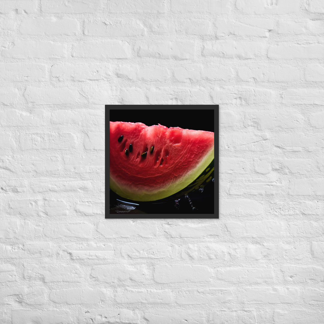 Watermelon Framed poster 🤤 from Yumify.AI