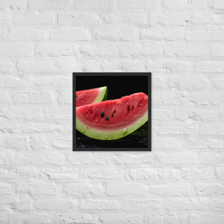 Watermelon Framed poster 🤤 from Yumify.AI