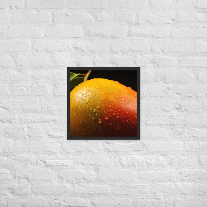 Mango Framed poster 🤤 from Yumify.AI