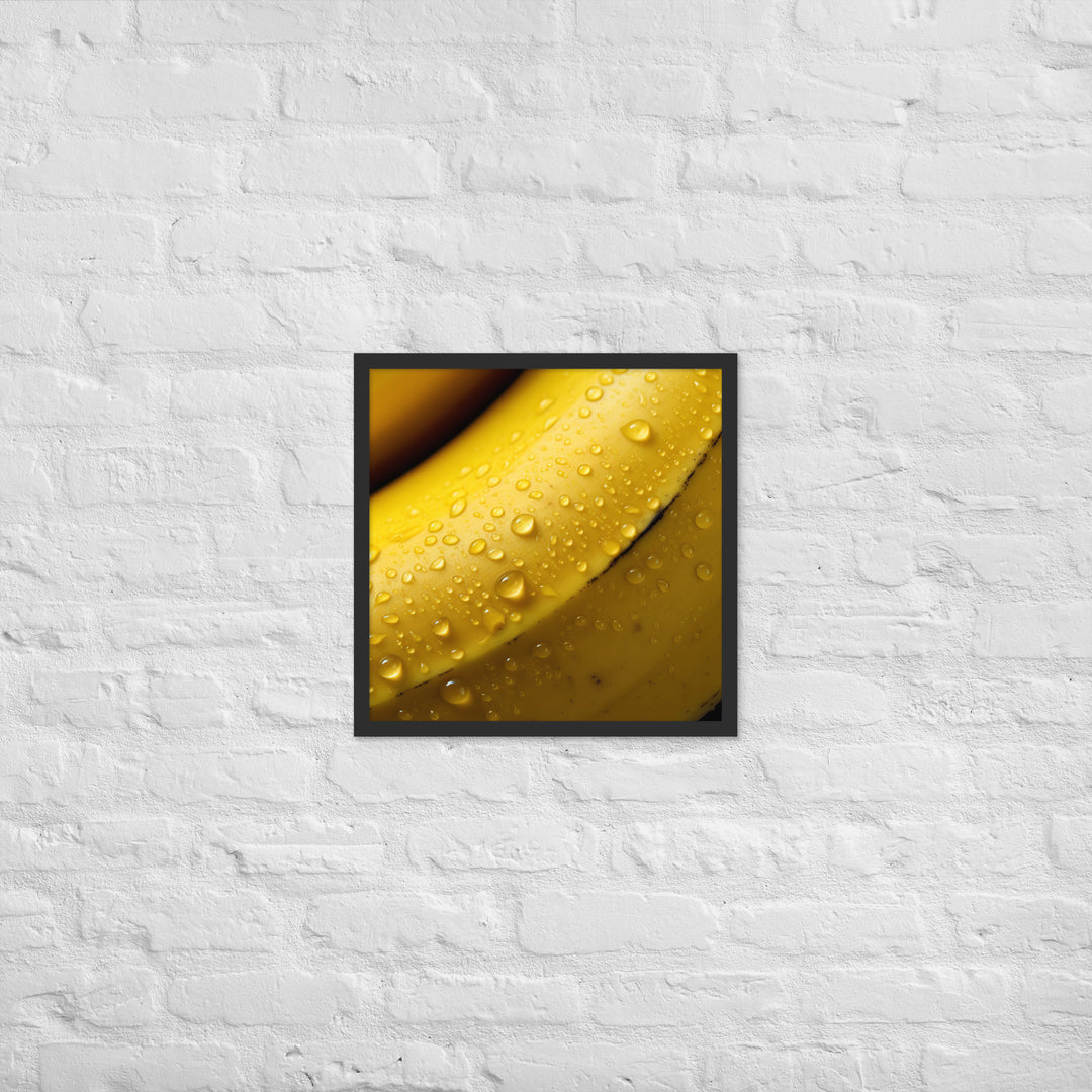 Banana Framed poster 🤤 from Yumify.AI