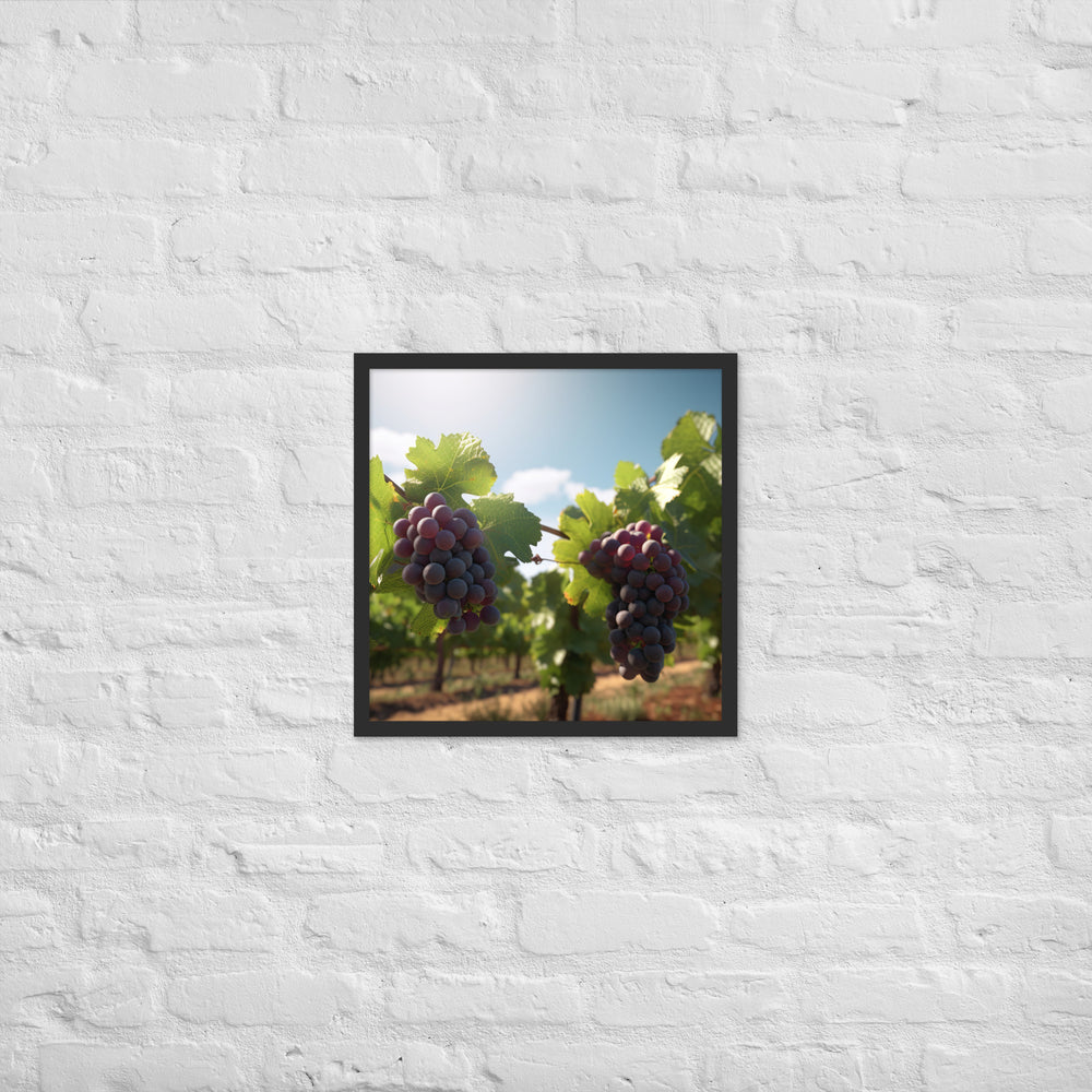 Vineyard Beauty Framed poster 🤤 from Yumify.AI