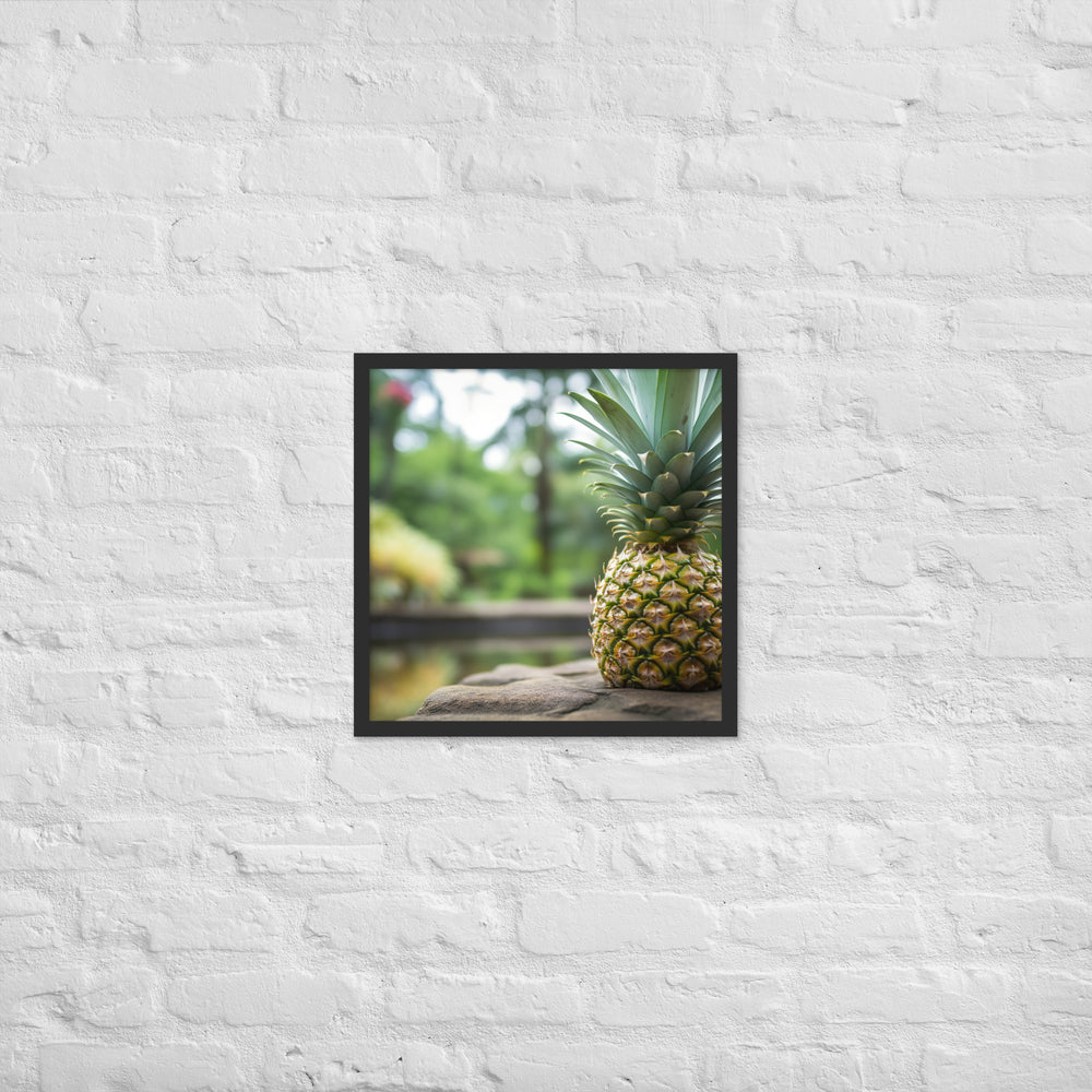 Tropical Oasis Framed poster 🤤 from Yumify.AI