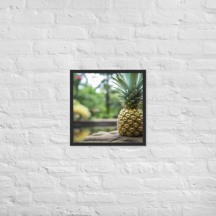 Tropical Oasis Framed poster 🤤 from Yumify.AI