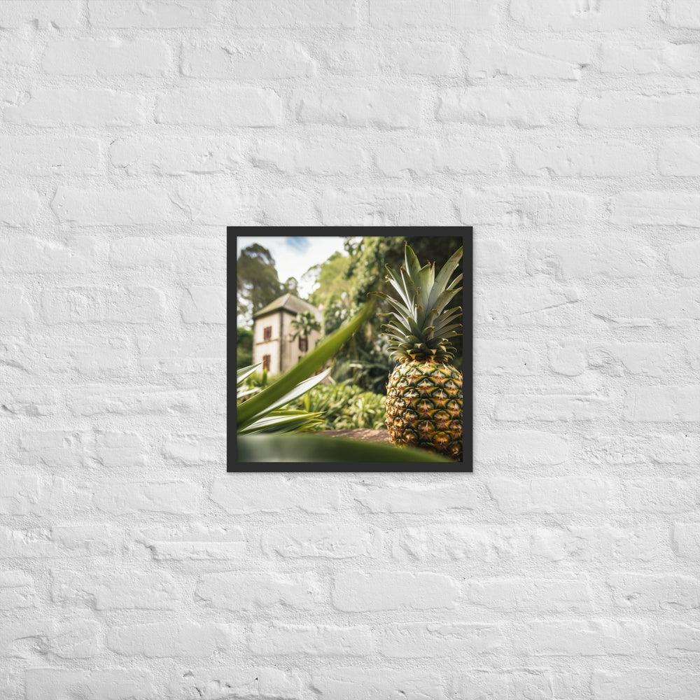 Tropical Oasis Framed poster 🤤 from Yumify.AI