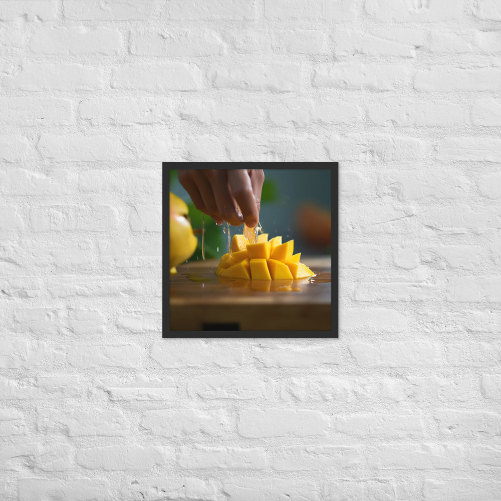 Mango Tango Framed poster 🤤 from Yumify.AI