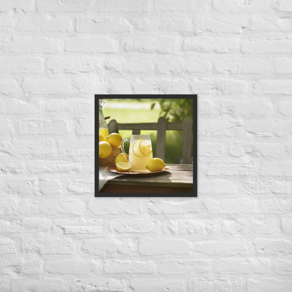 Lemonade Stand Framed poster 🤤 from Yumify.AI