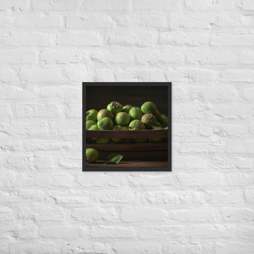 Guava Harvest Bounty Framed poster 🤤 from Yumify.AI