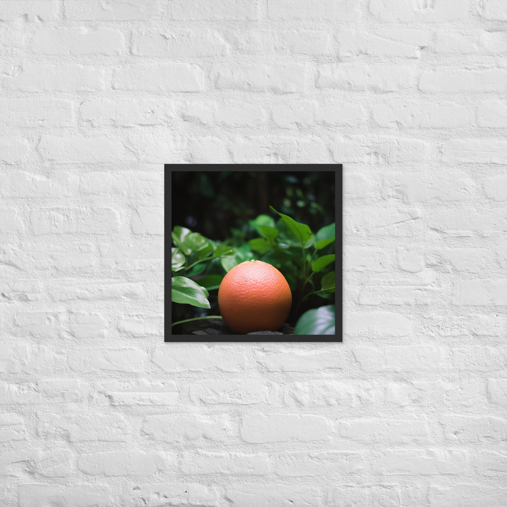 Grapefruit and Greens Framed poster 🤤 from Yumify.AI