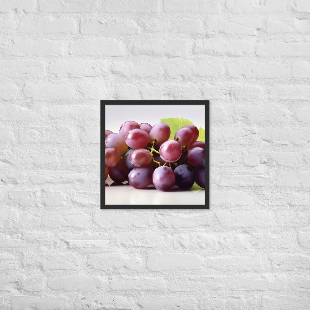 Fresh Grapes Framed poster 🤤 from Yumify.AI