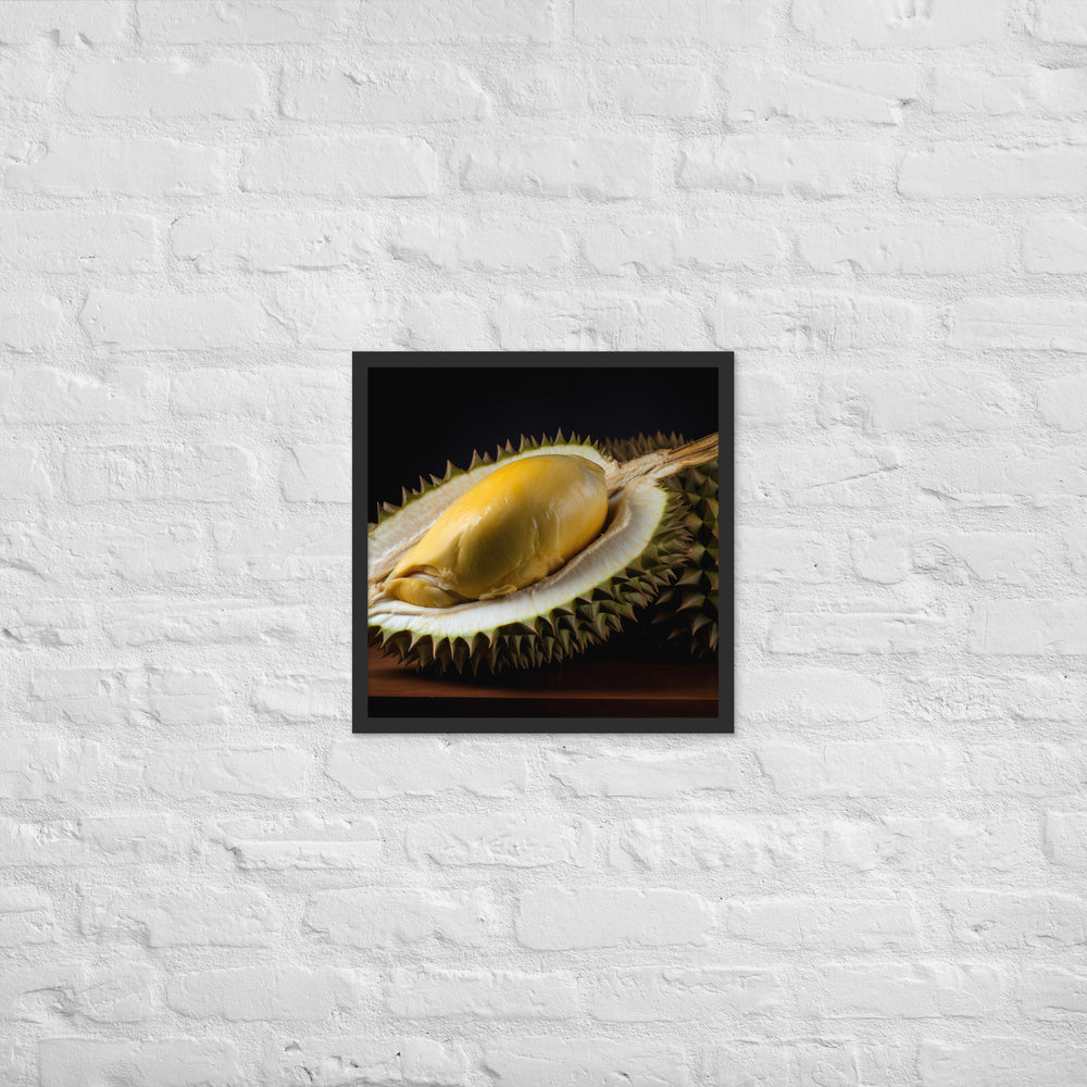 Durian Fruit as a Culinary Delight Framed poster 🤤 from Yumify.AI