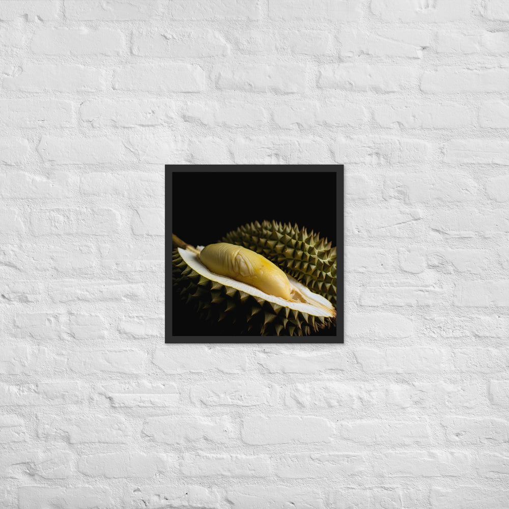 Durian Fruit as a Culinary Delight Framed poster 🤤 from Yumify.AI