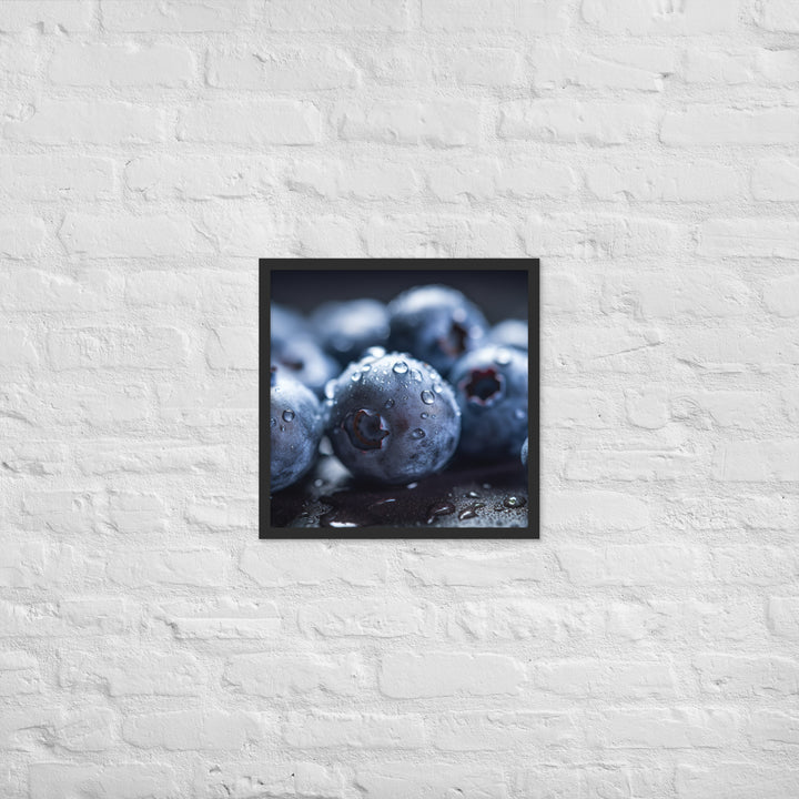 Blueberry Bliss Framed poster 🤤 from Yumify.AI