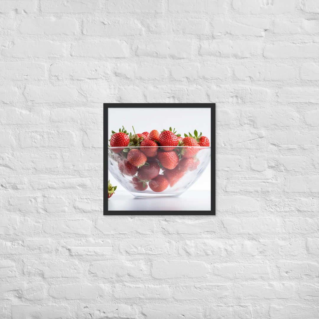 Berrylicious Treat Framed poster 🤤 from Yumify.AI